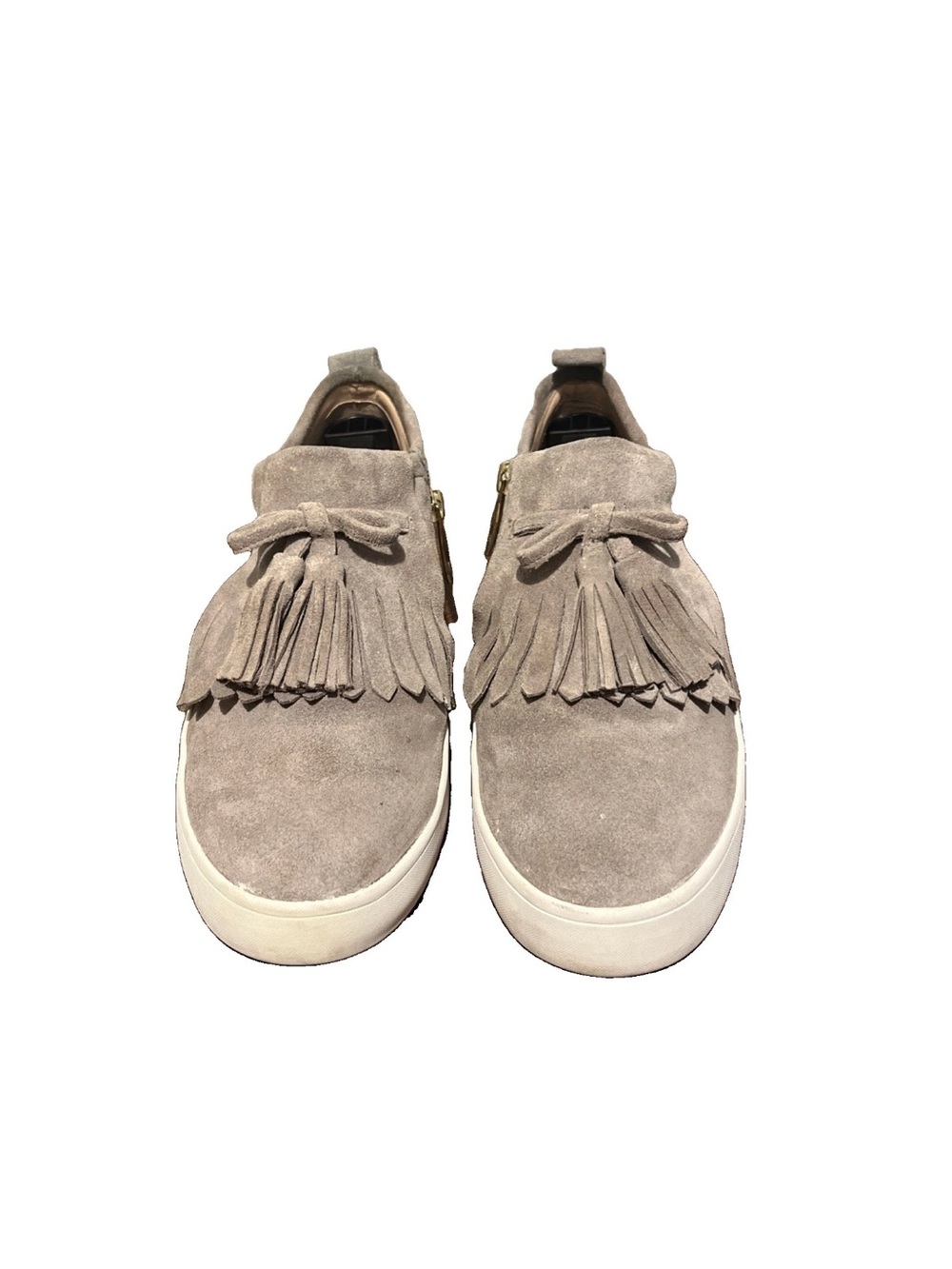 Kate Spade NYC Lenna Grey  Tassel Slip-On Sneakers Sz 8